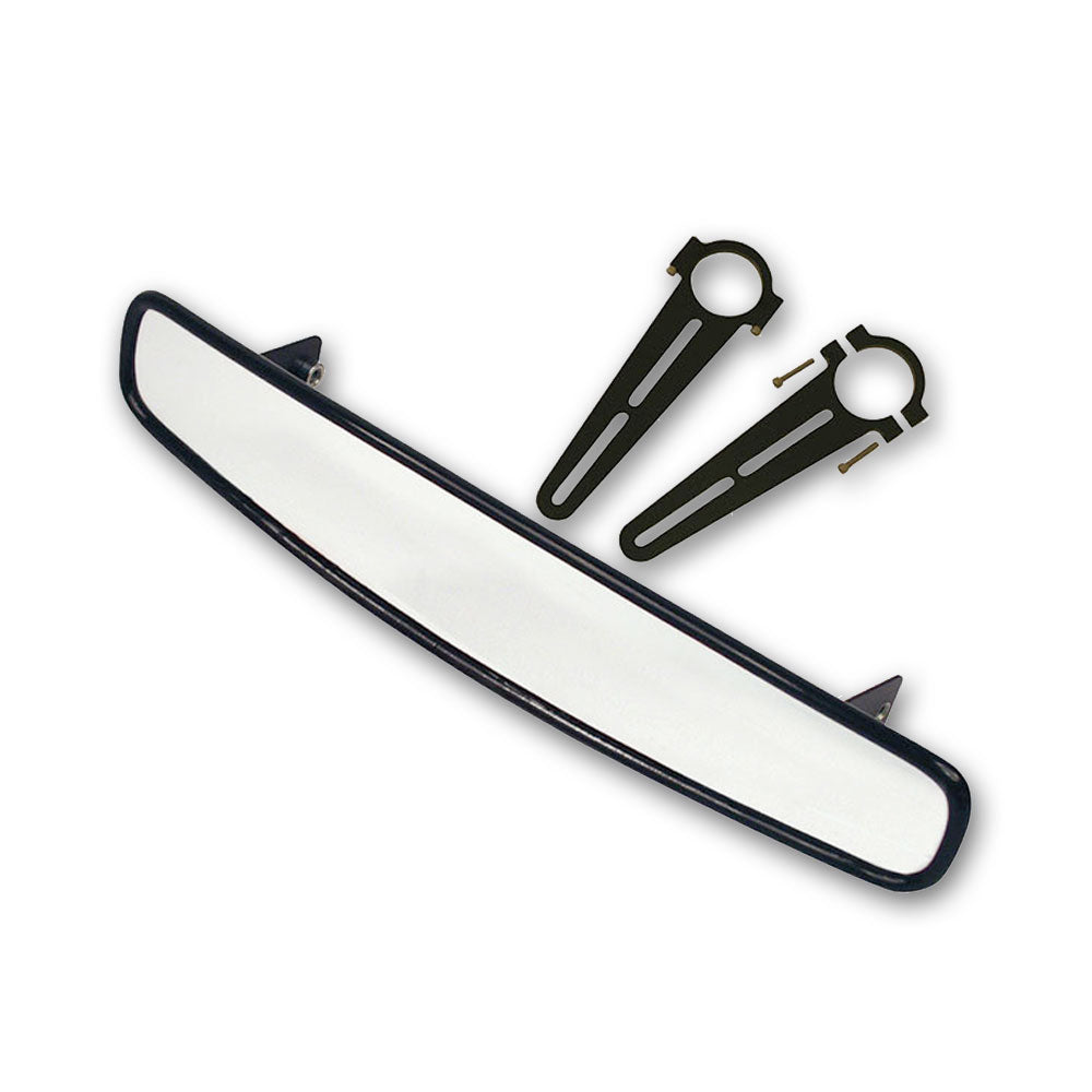 Longacre 17" Wide Angle Mirror Kit, Roll Bar Size: Roll Bar Size: 1 1/2"  - Long Brackets