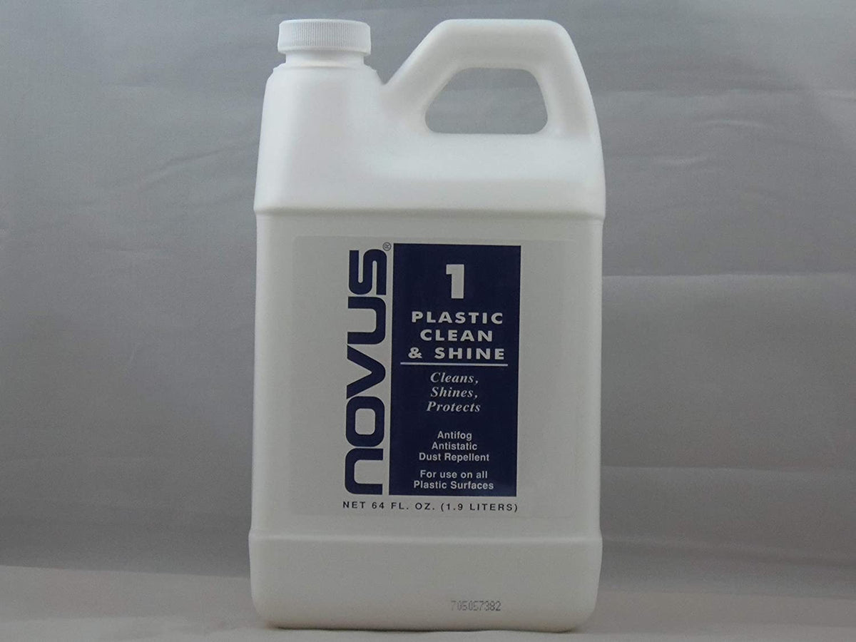 Novus Plastic Polish Kit with One Each #1, #2, #3, 64oz. Jugs