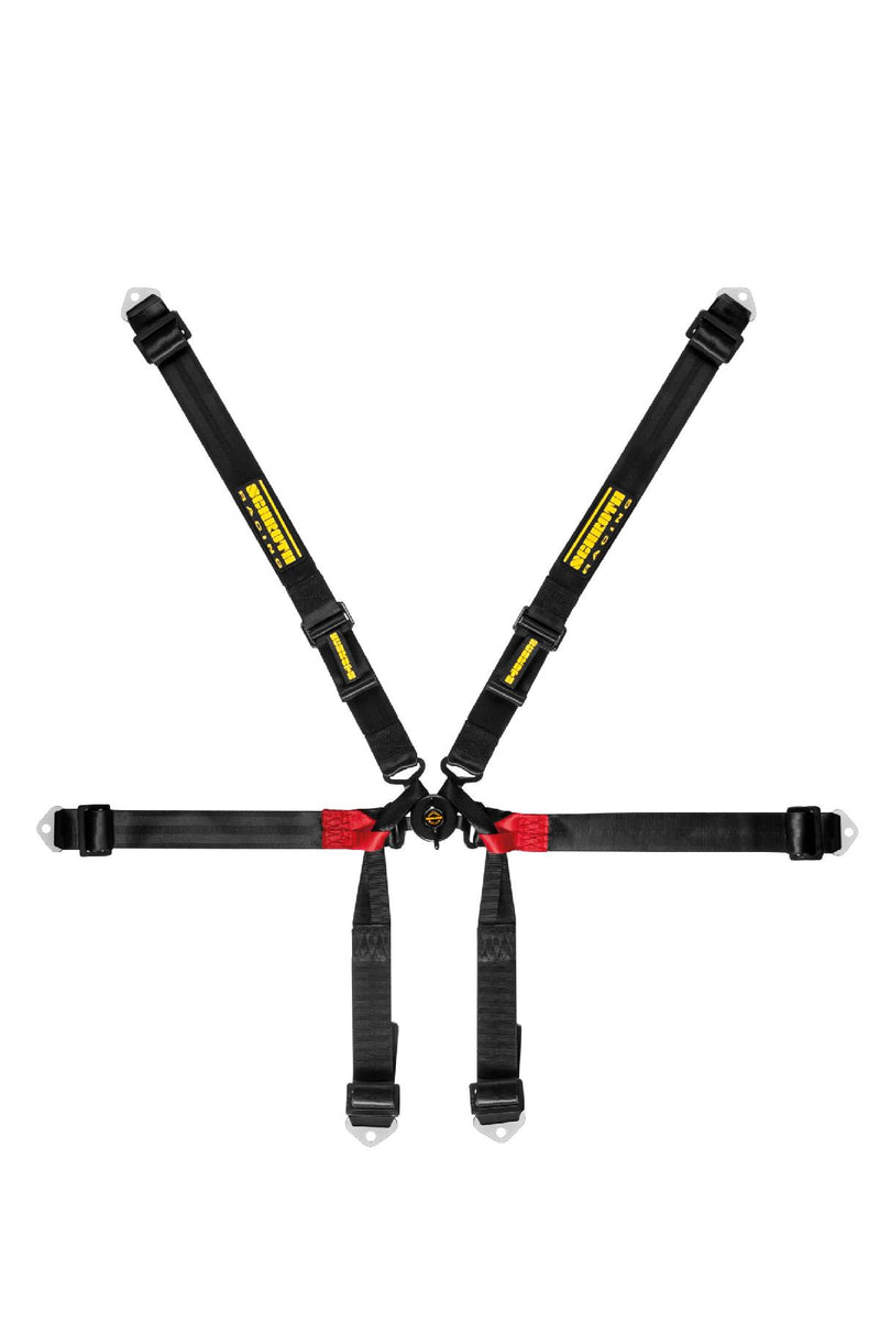 Atech 2-Point Retractable Black Seat Belts – Pair For Muscle Cars, Hotrods, Trucks