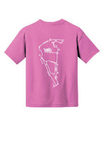 Load image into Gallery viewer, VIR YOUTH Track Map Tee - 2 color options (Size: S - XL)