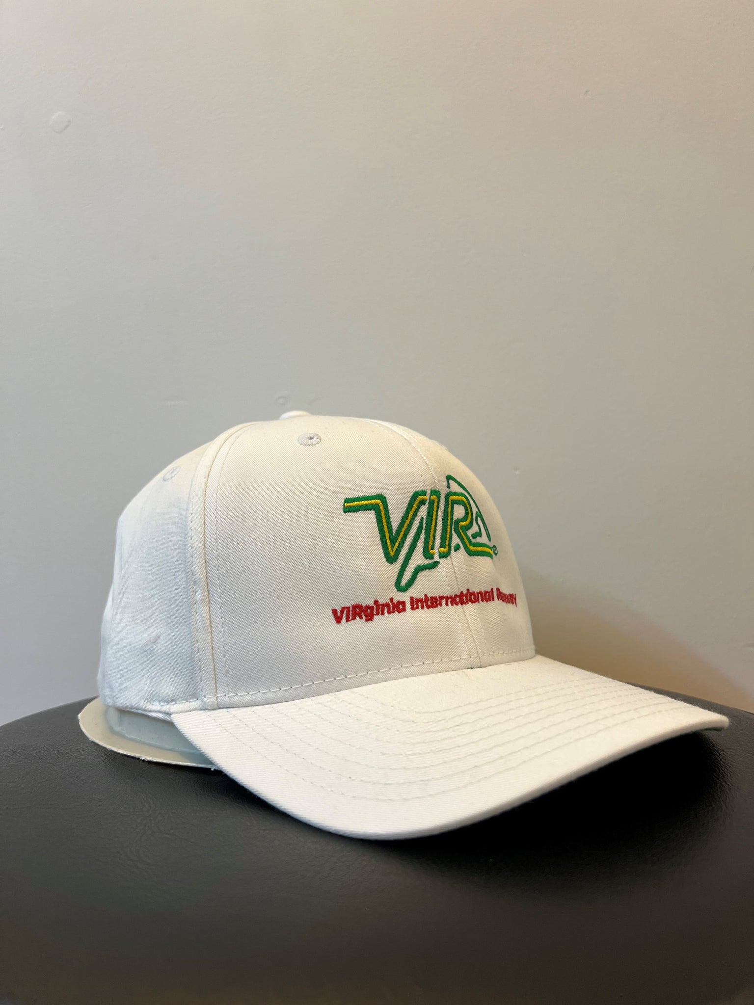 VIR Logo Adjustable White Cap
