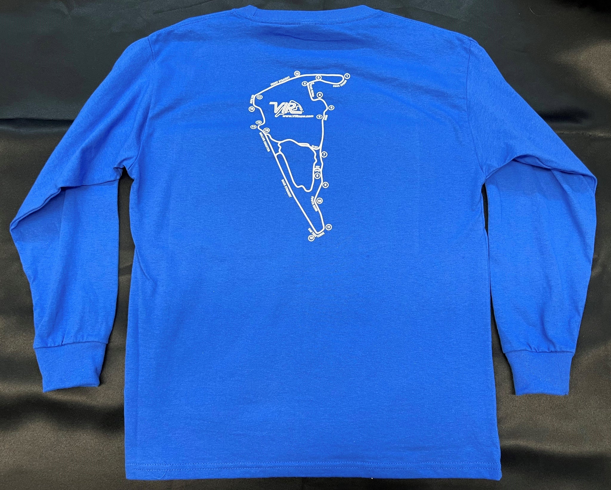 VIR YOUTH Track Map Long Sleeve Tee (Size: S - L)