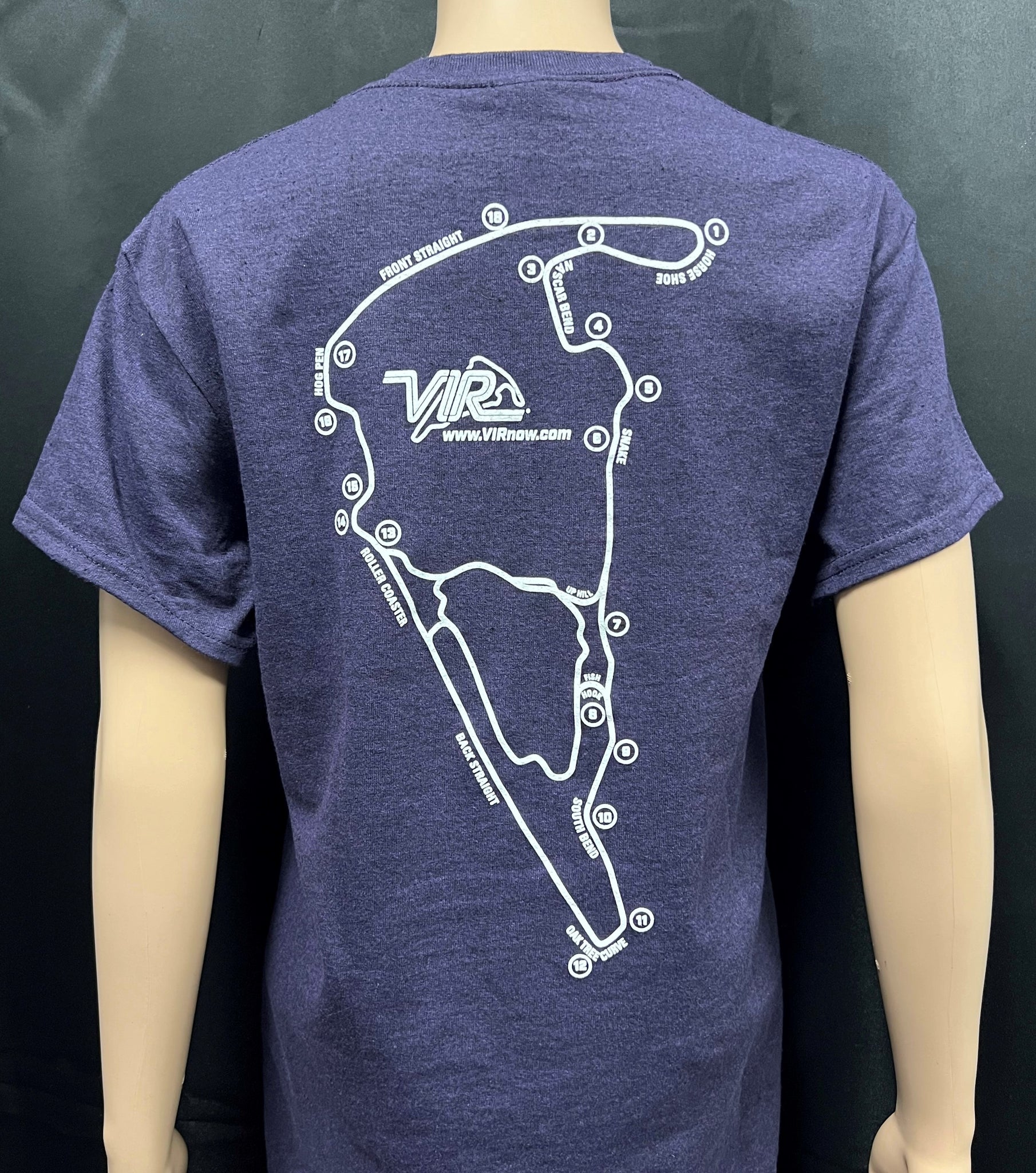 VIR Ladies Track Map Tee (Size: S - 2XL) – TMI Racing Products, LLC