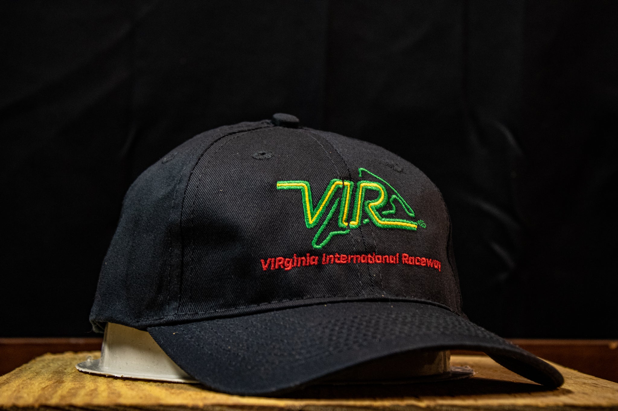 VIR Logo Adjustable Black Cap