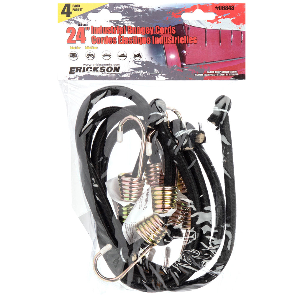 4 Pack 24″ Industrial Bungey Cord