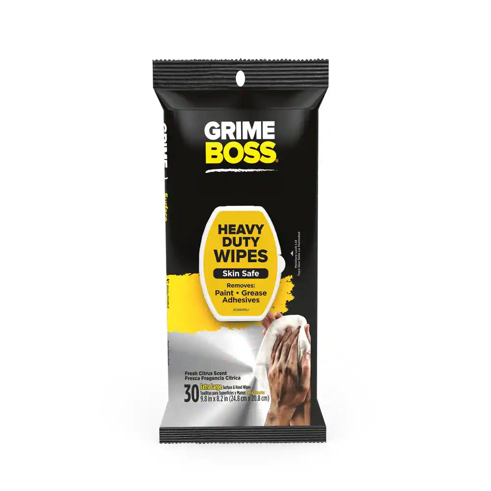 Grime Boss Wipes - 5ct, 30ct, 60ct