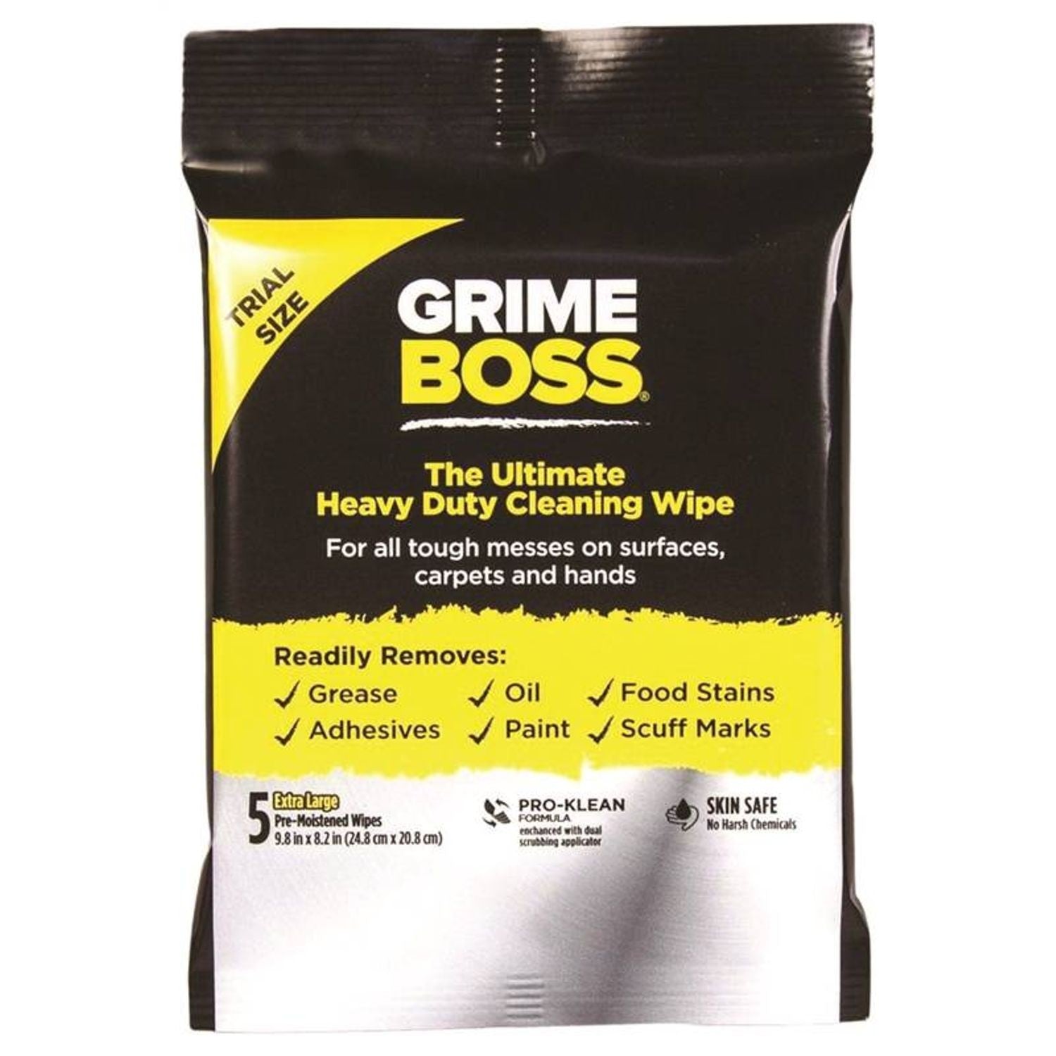 Grime Boss Wipes - 5ct, 30ct, 60ct