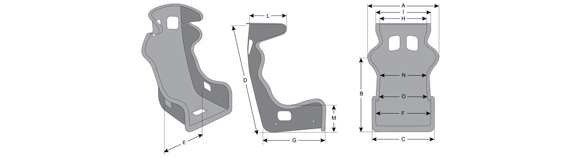 DESCENTE - momo MOMO Daytona Standard XL XXL Racing Seats - 1073