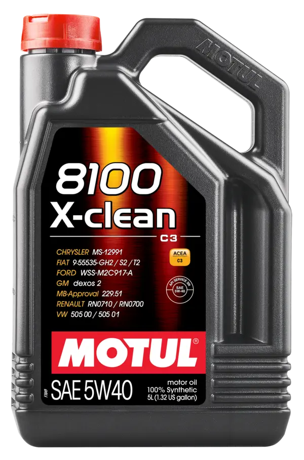 Motul 8100 X-CLEAN 5W-40, 5L