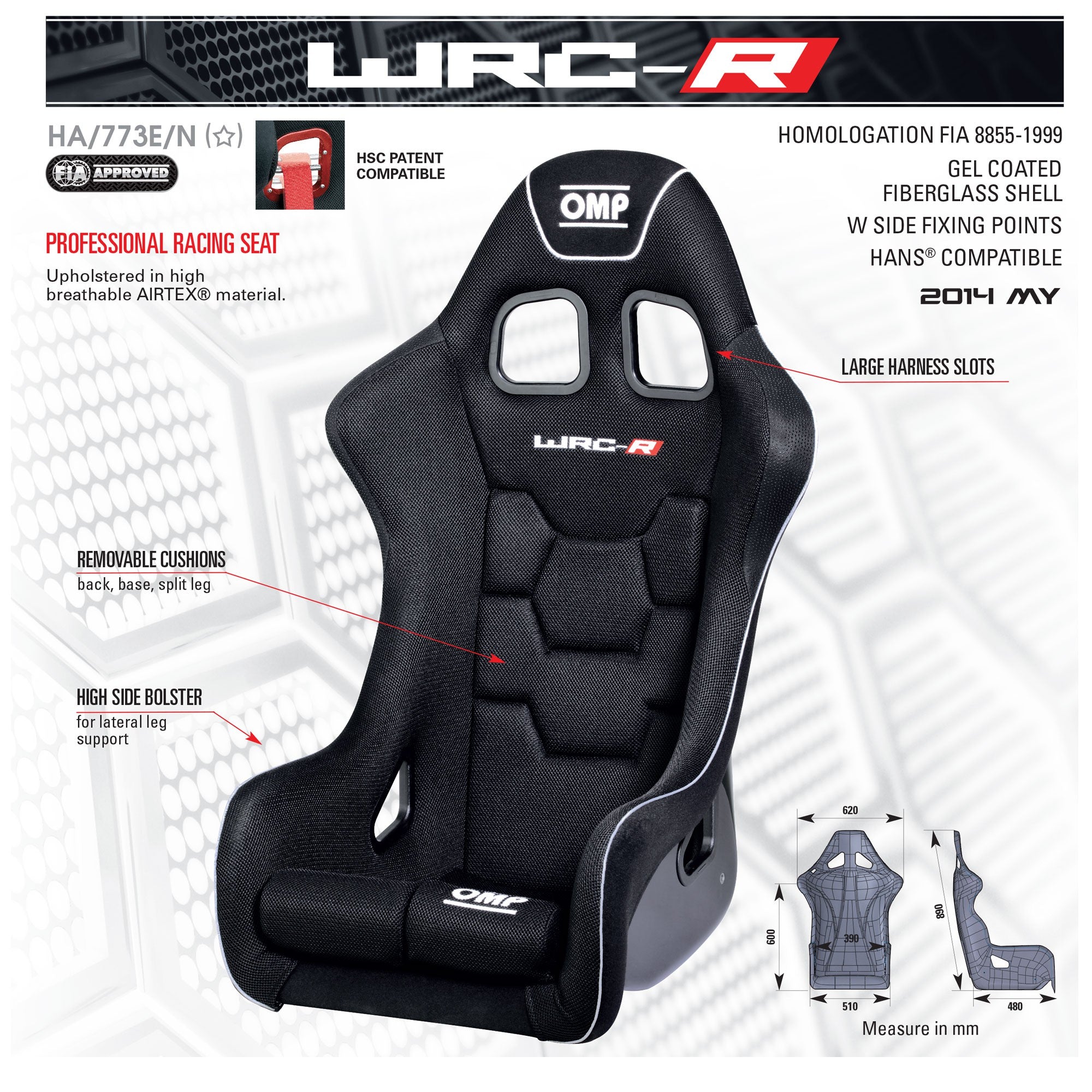 OMP WRC-R Seat – TMI Racing Products, LLC