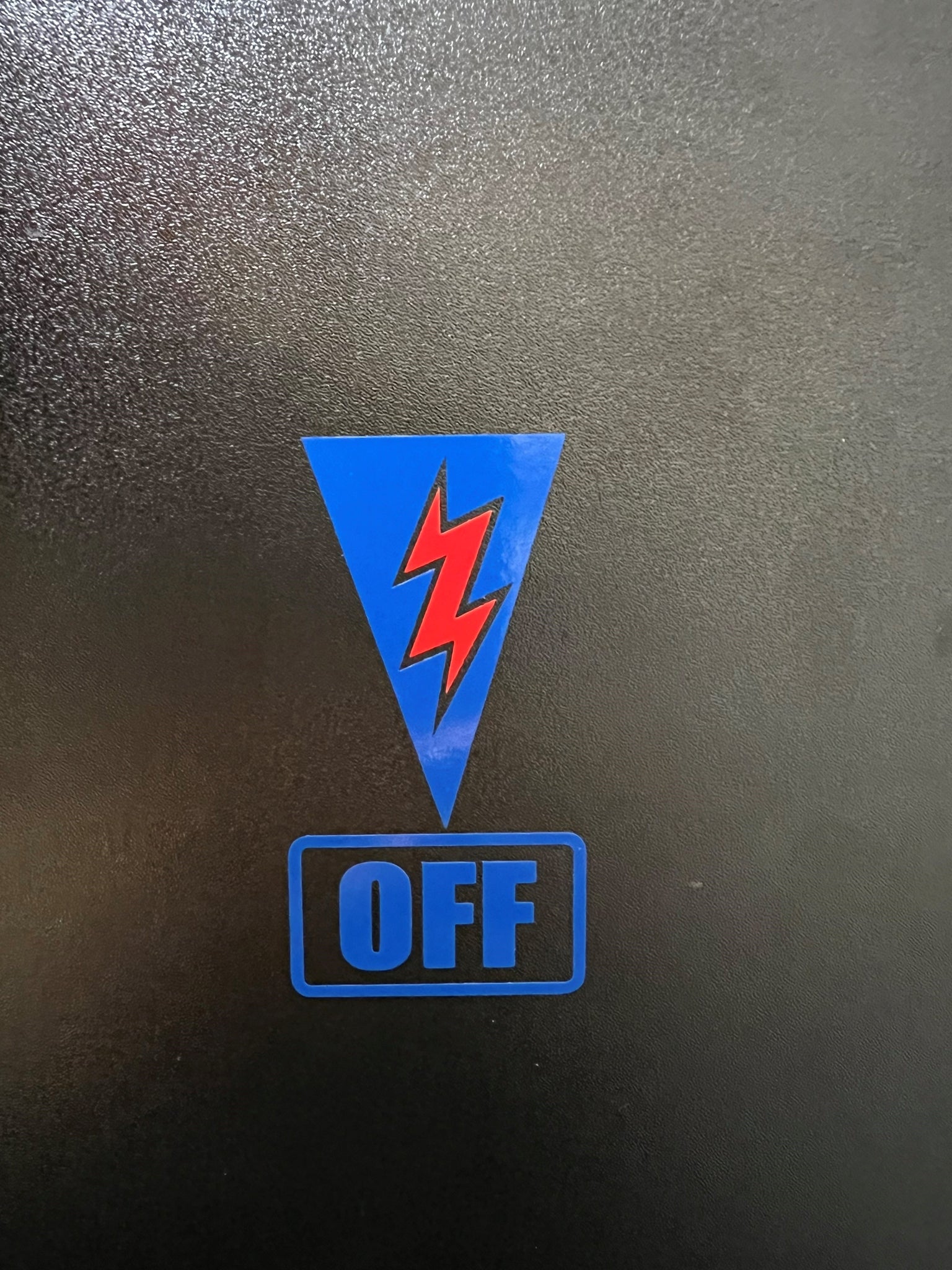 Power Off Decal