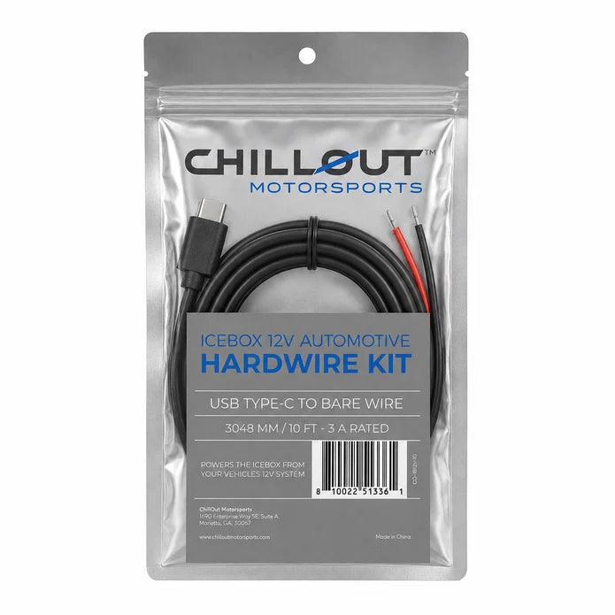 Chillout IceBox 12v Automotive Hardwire Kit