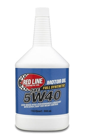 Red Line 5W40 Motor Oil - 1 quart