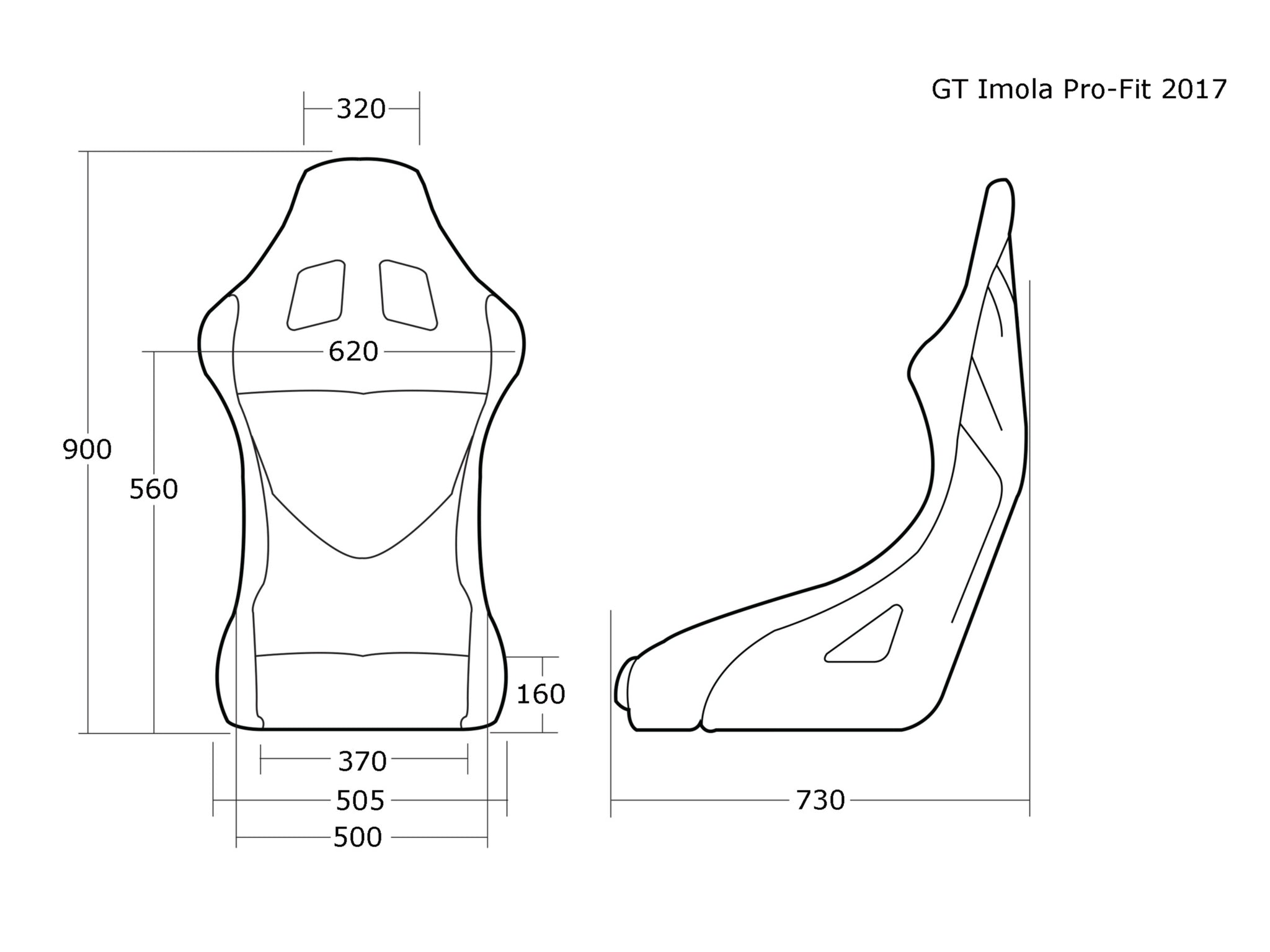 Imola Pro-Fit Seat: Standard or Wide