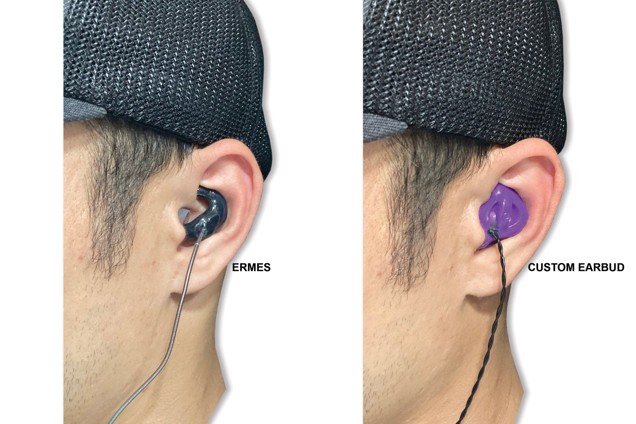 Ermes Ergonomic Silicon Earbuds, MONO, 3.5mm