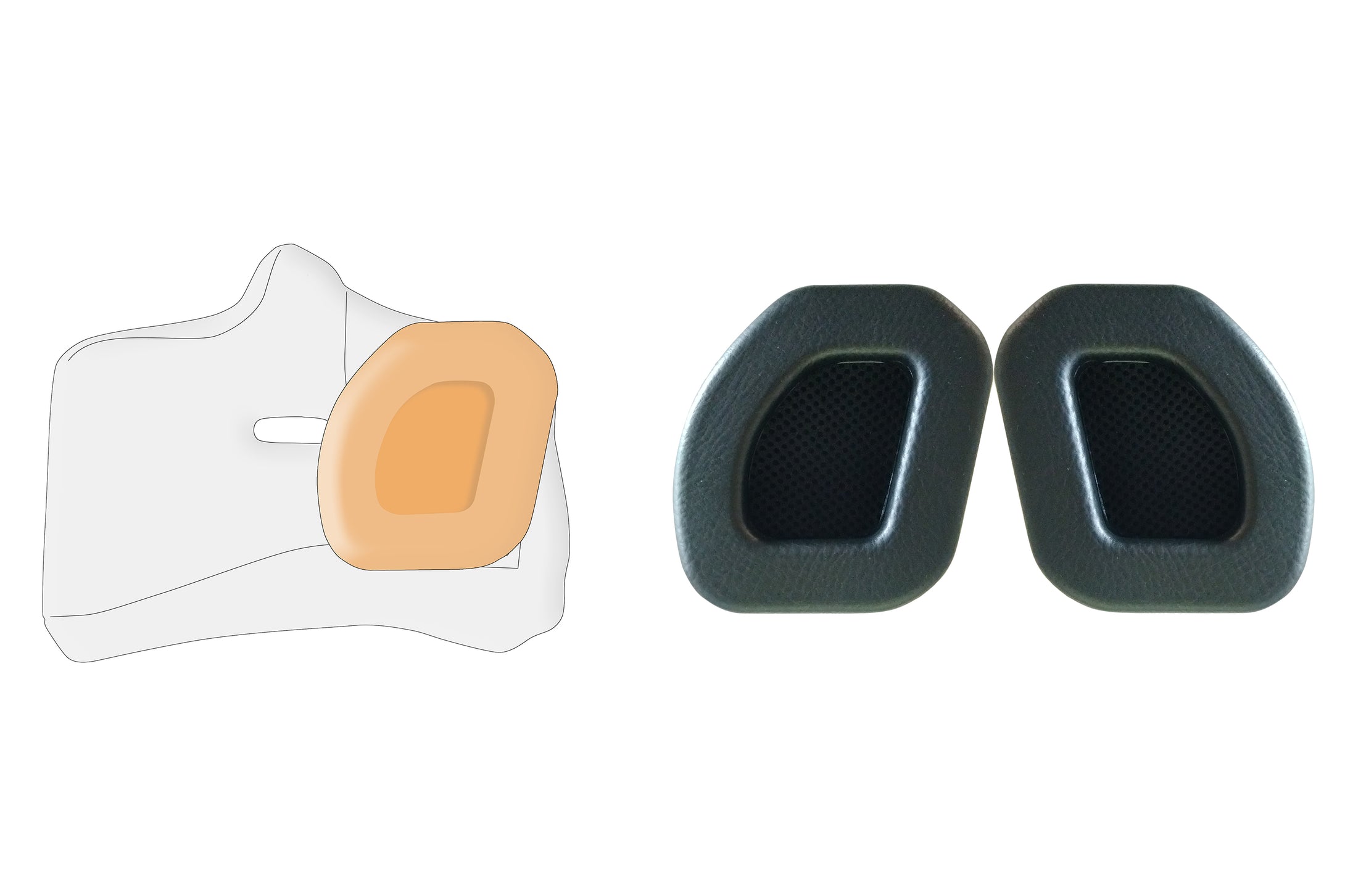 Schuberth SP1 Ear Cups and Cushions