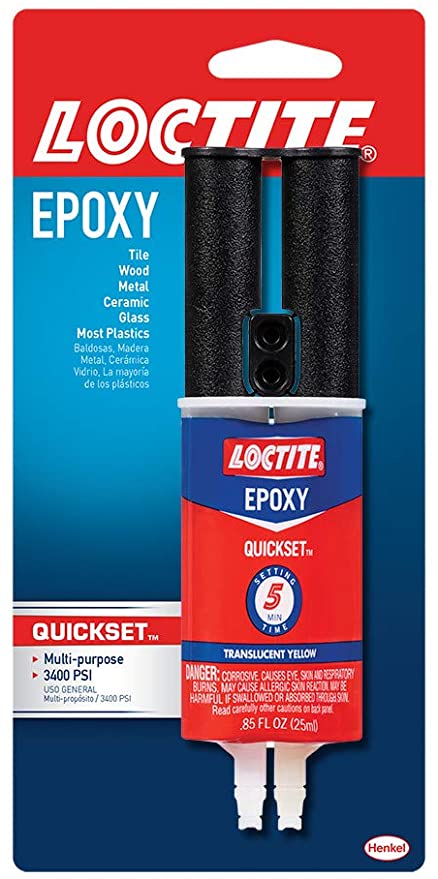 Loctite Epoxy Quick Set Syringe, 25 ml