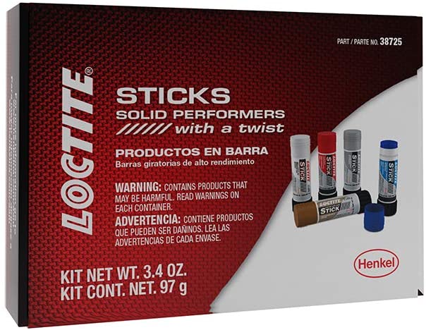 Loctite Stick Thread Treatment Assortment Kit, 5 sticks