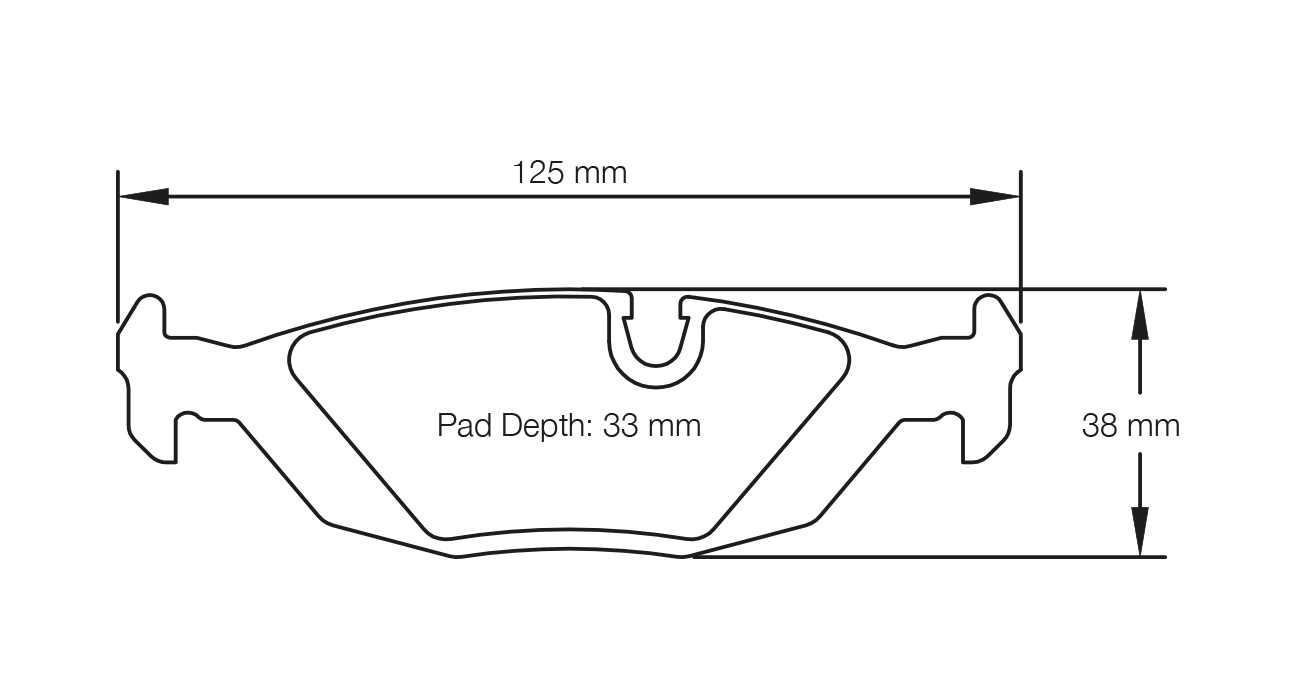 Pagid - (Shape No.: 1141) BMW rear