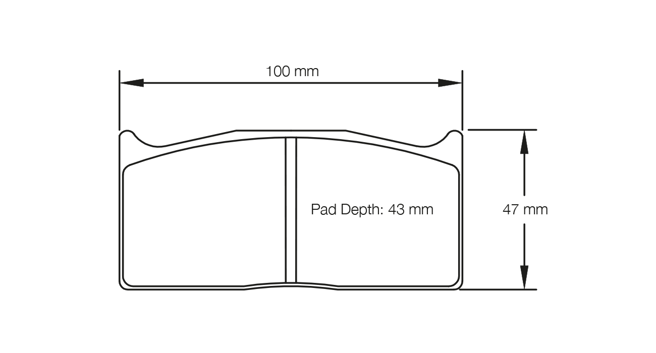 Pagid - (Shape No.: 1283) Maserati, Mitsubishi