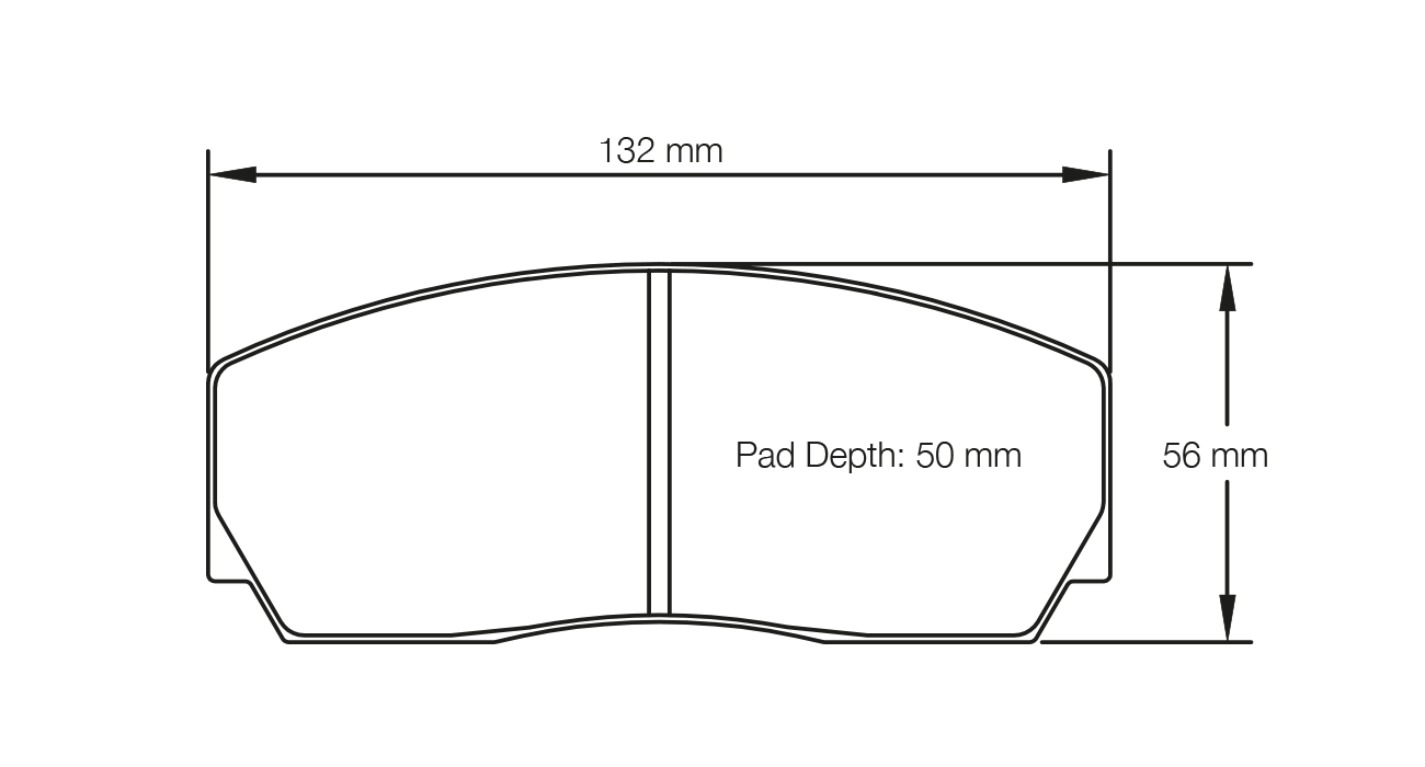 Pagid - (Shape No.: 1361) Audi, Mitsubishi