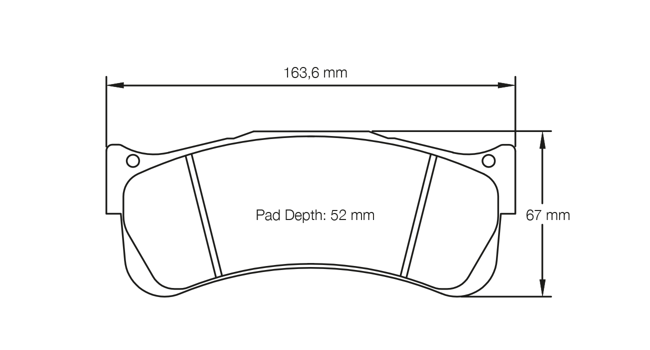 Pagid - (Shape No.: 2488) Ginetta, Lamborghini, Porsche