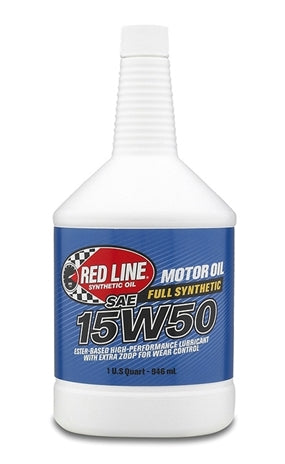 Red Line 15W50 Motor Oil - 1 quart