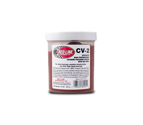 Red Line CV-2 Grease with Moly, 14 oz Jar