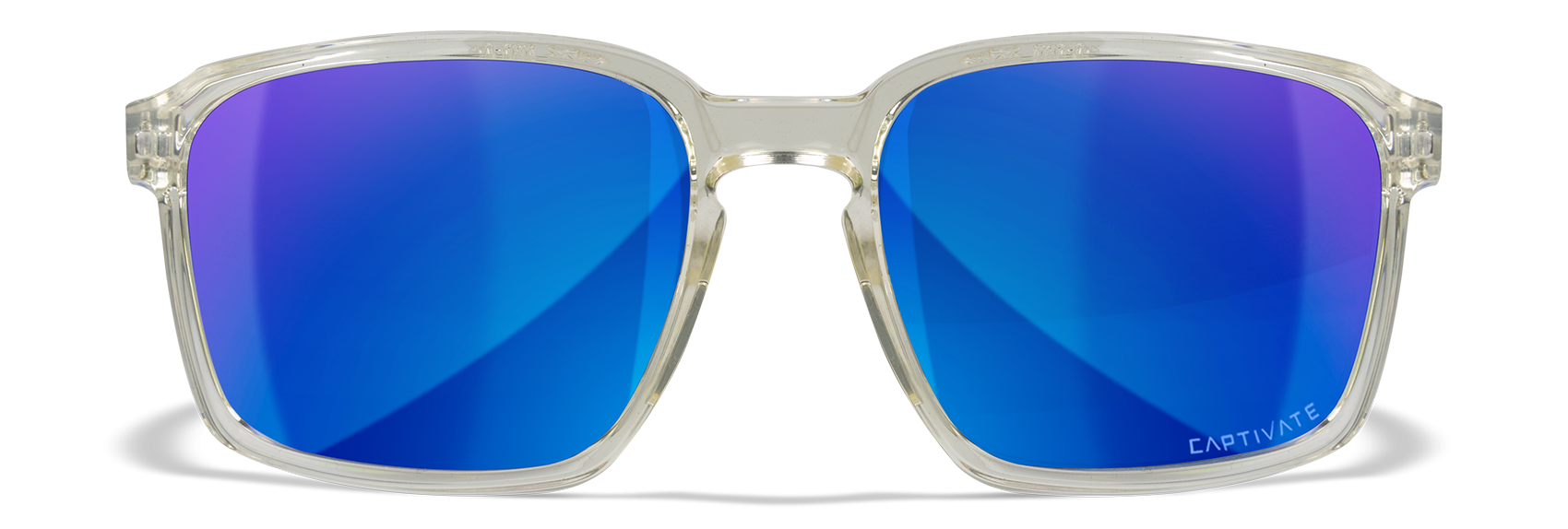 Holbrook™ XL Prizm Sapphire Polarized Lenses, Polished Clear Frame  Sunglasses