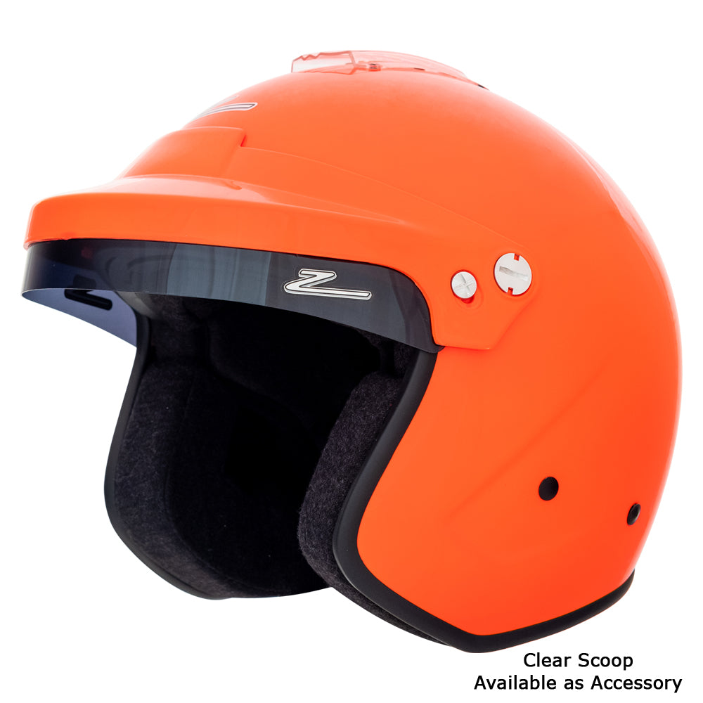 Zamp RZ-18H Flo Orange Helmet, Snell SA-2020