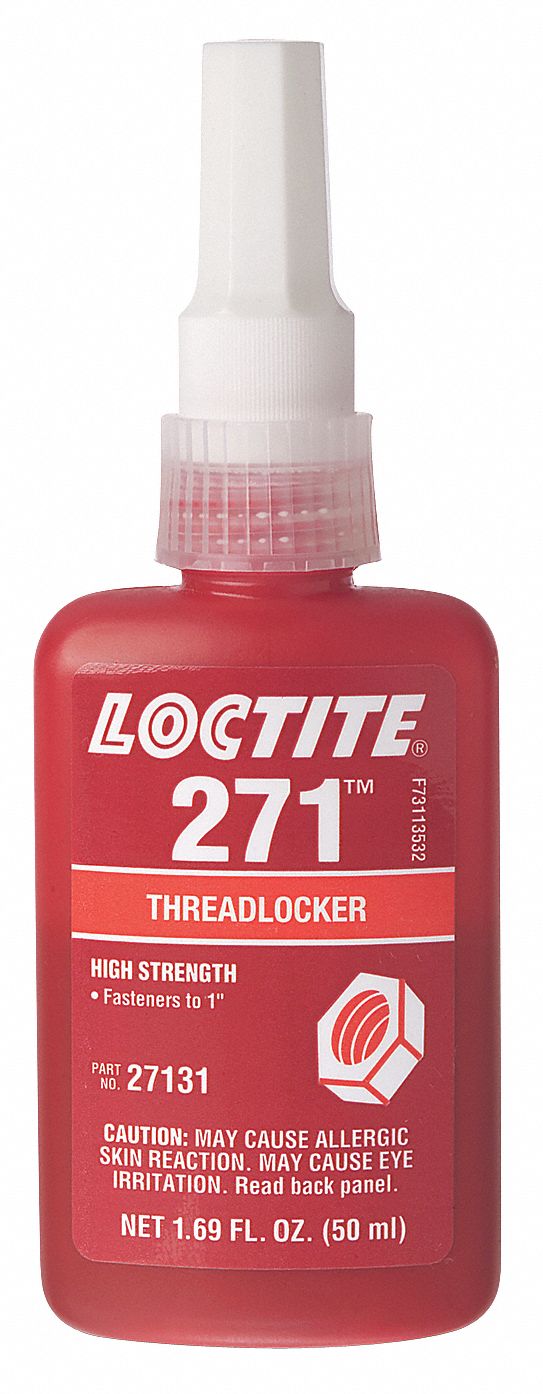 Loctite Threadlocker 271 - Heavy-Duty/Red, 36 ml bottle